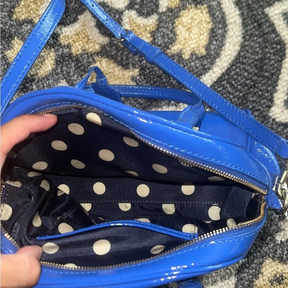kate spade New York Electric Blue Patent Satchel